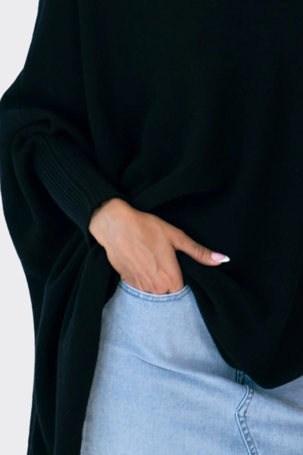 Liela izmēra, mājīgs džemperis