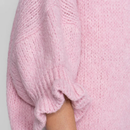 Liela izmēra tulpju kardigans ar bantītēm