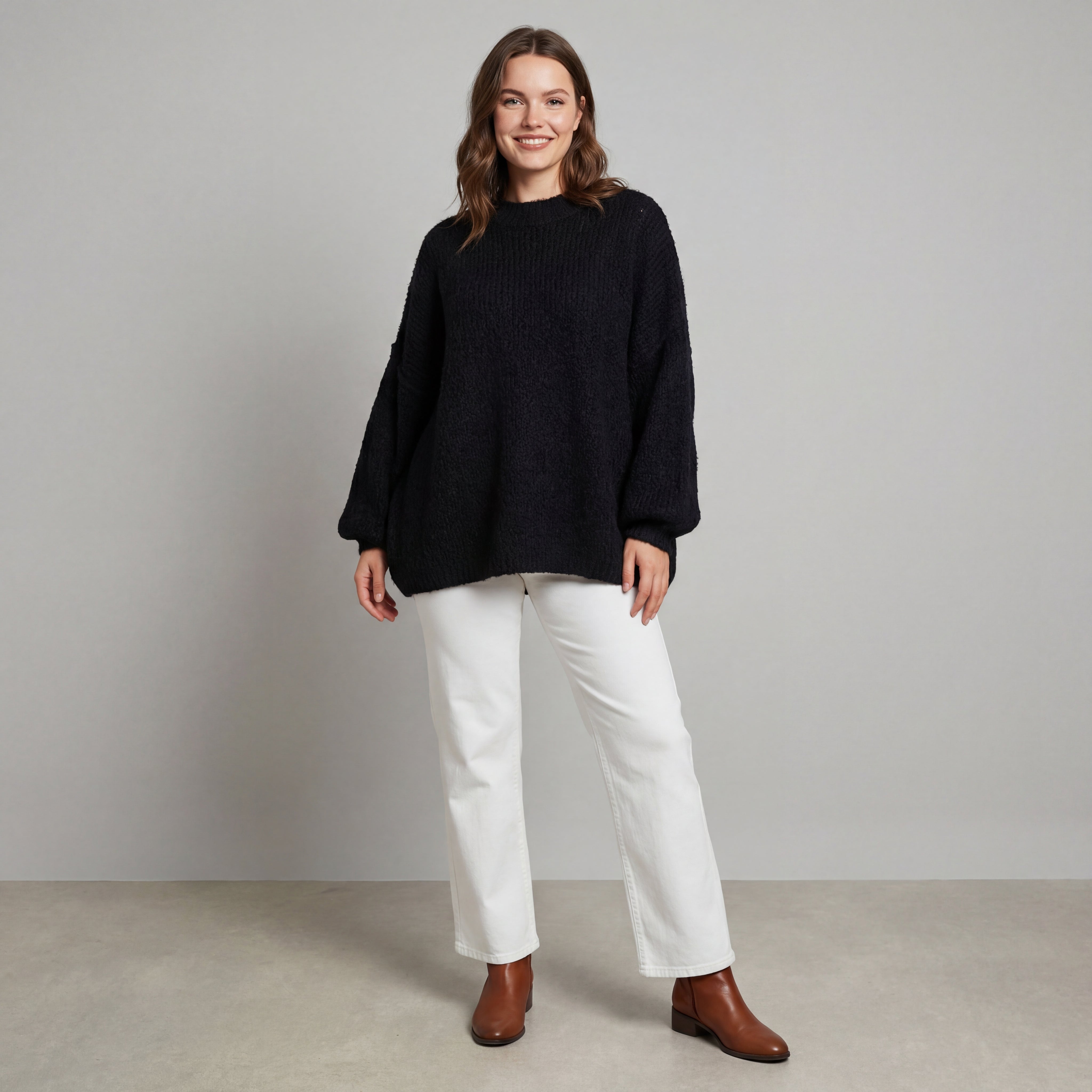 Lielgabarīta džemperis