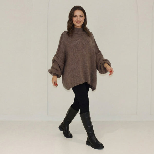 Lielgabarīta džemperis