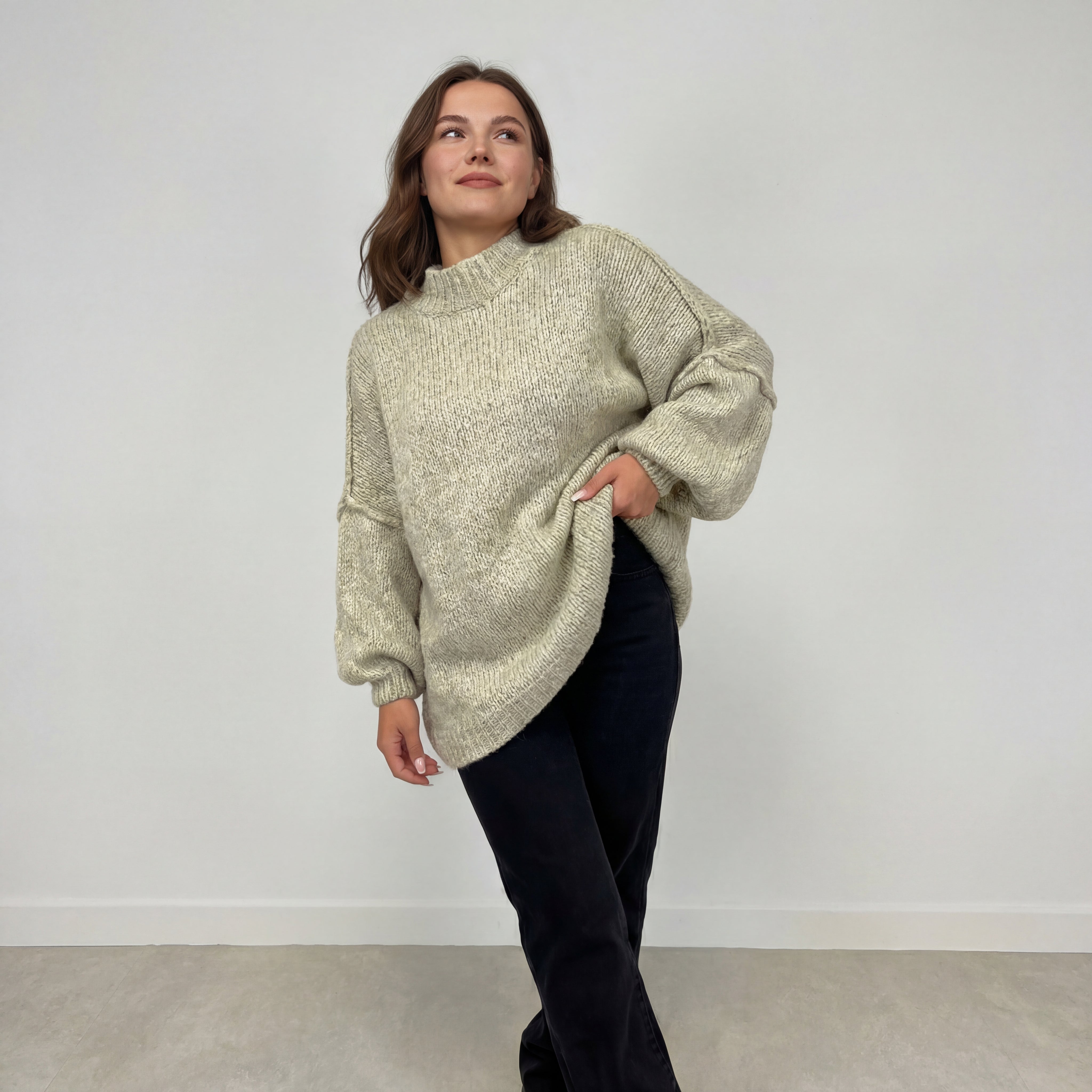 Lielgabarīta džemperis