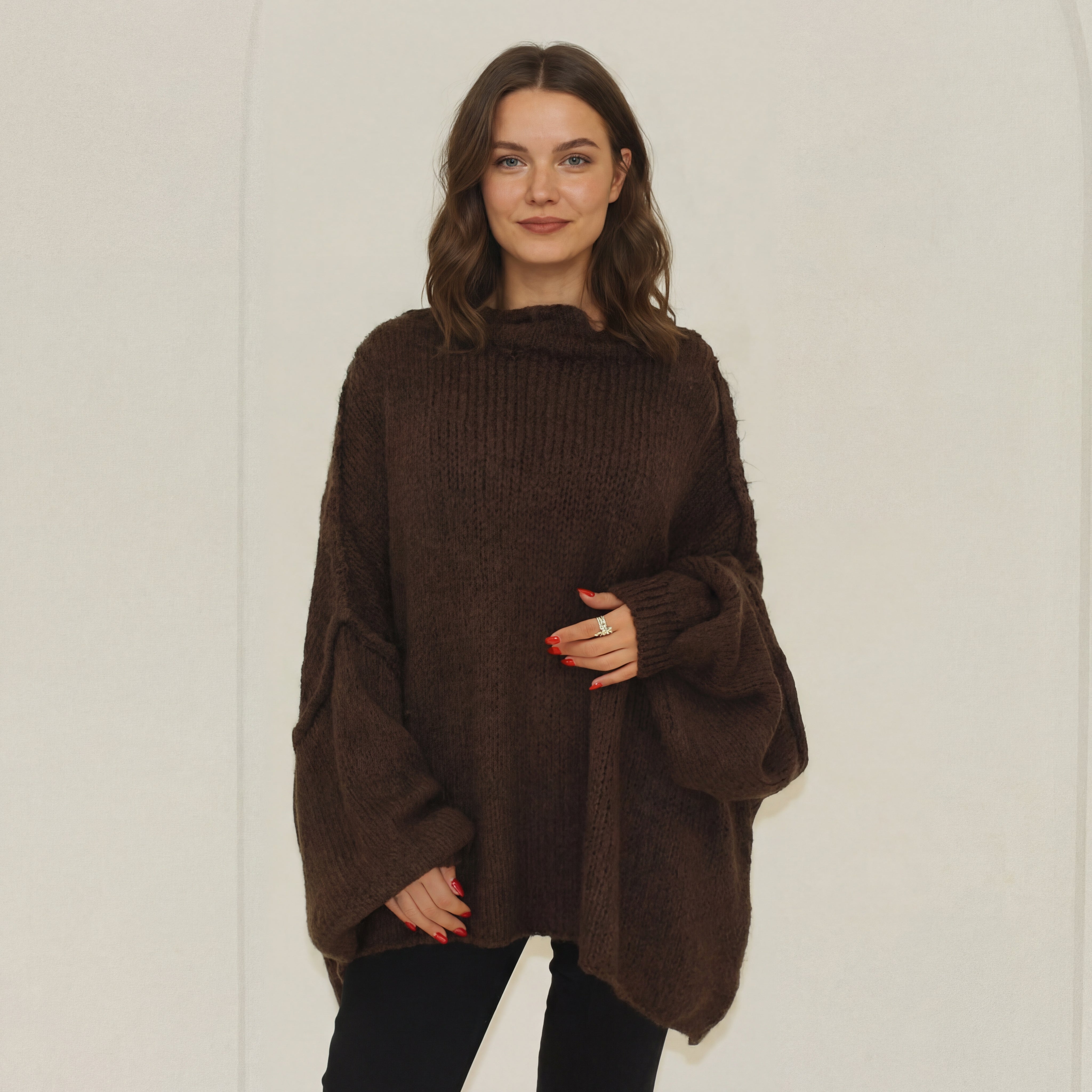 Lielgabarīta džemperis