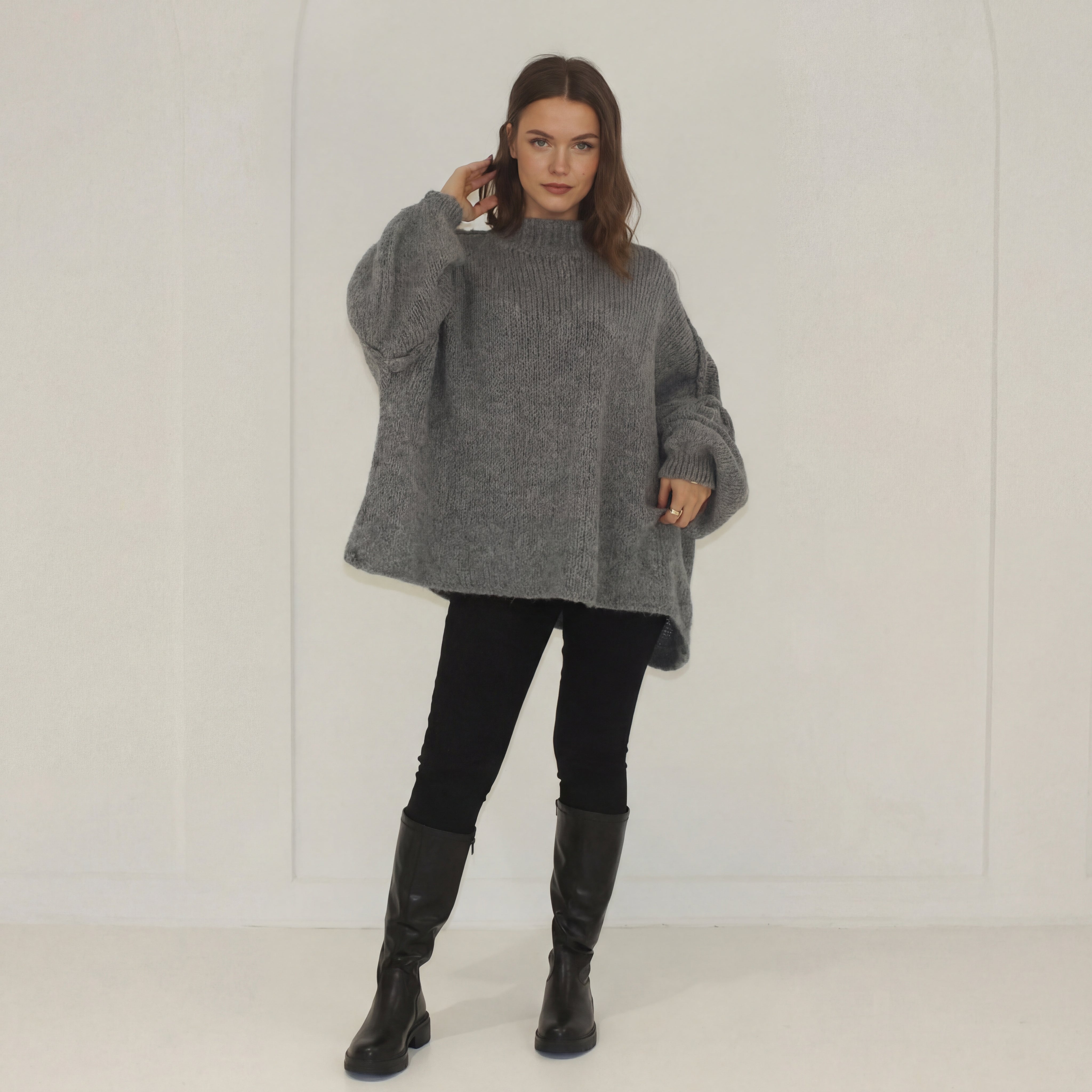 Lielgabarīta džemperis