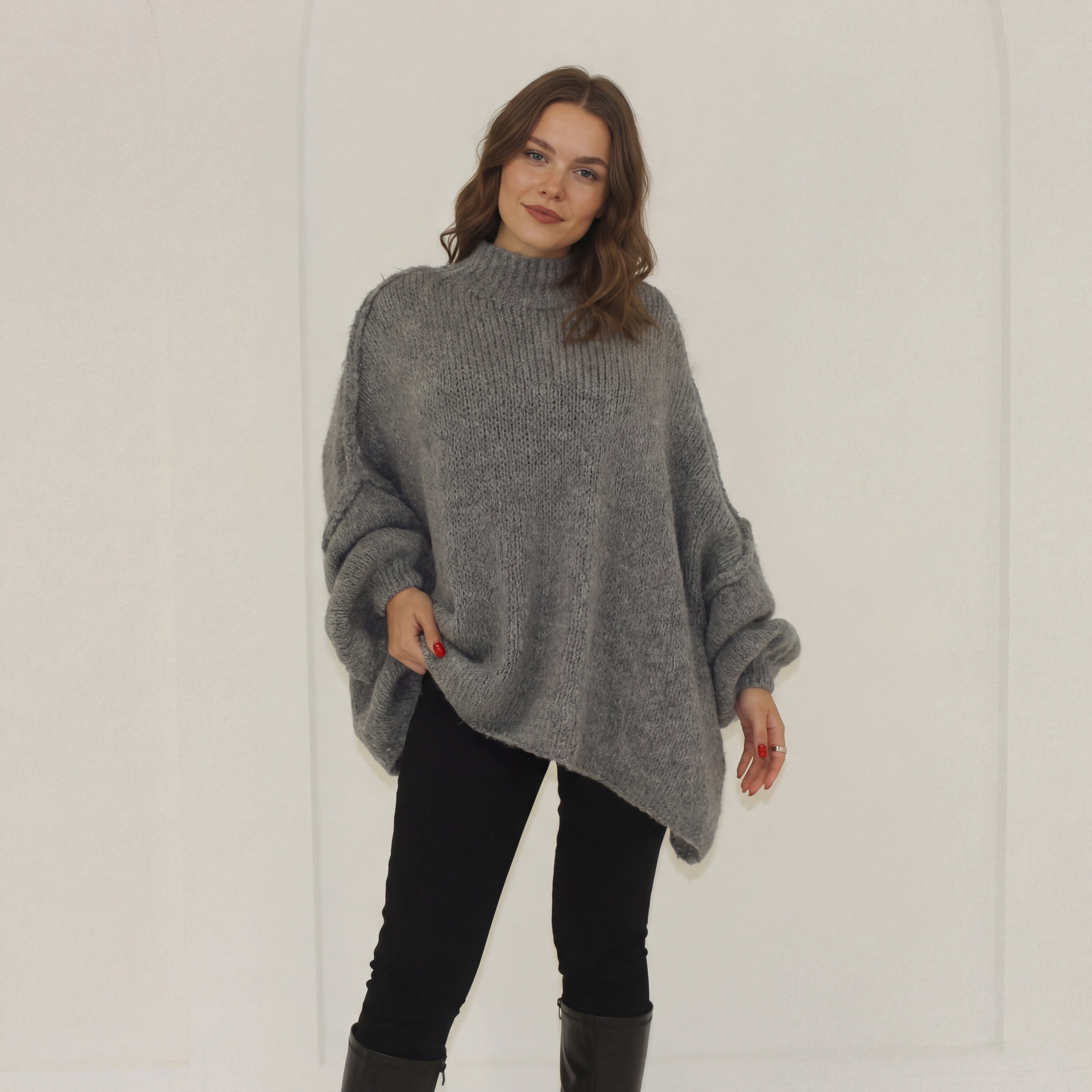 Lielgabarīta džemperis