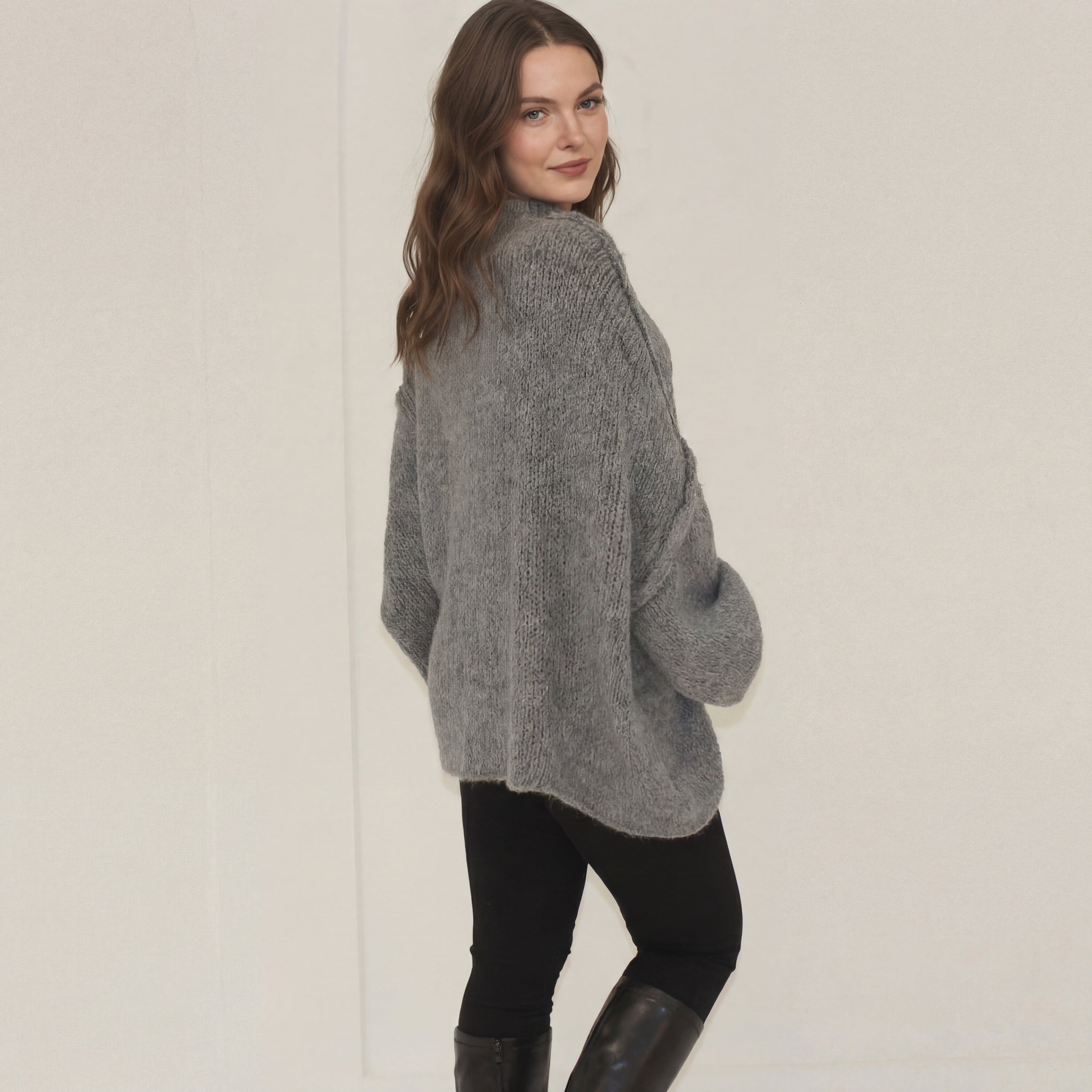 Lielgabarīta džemperis