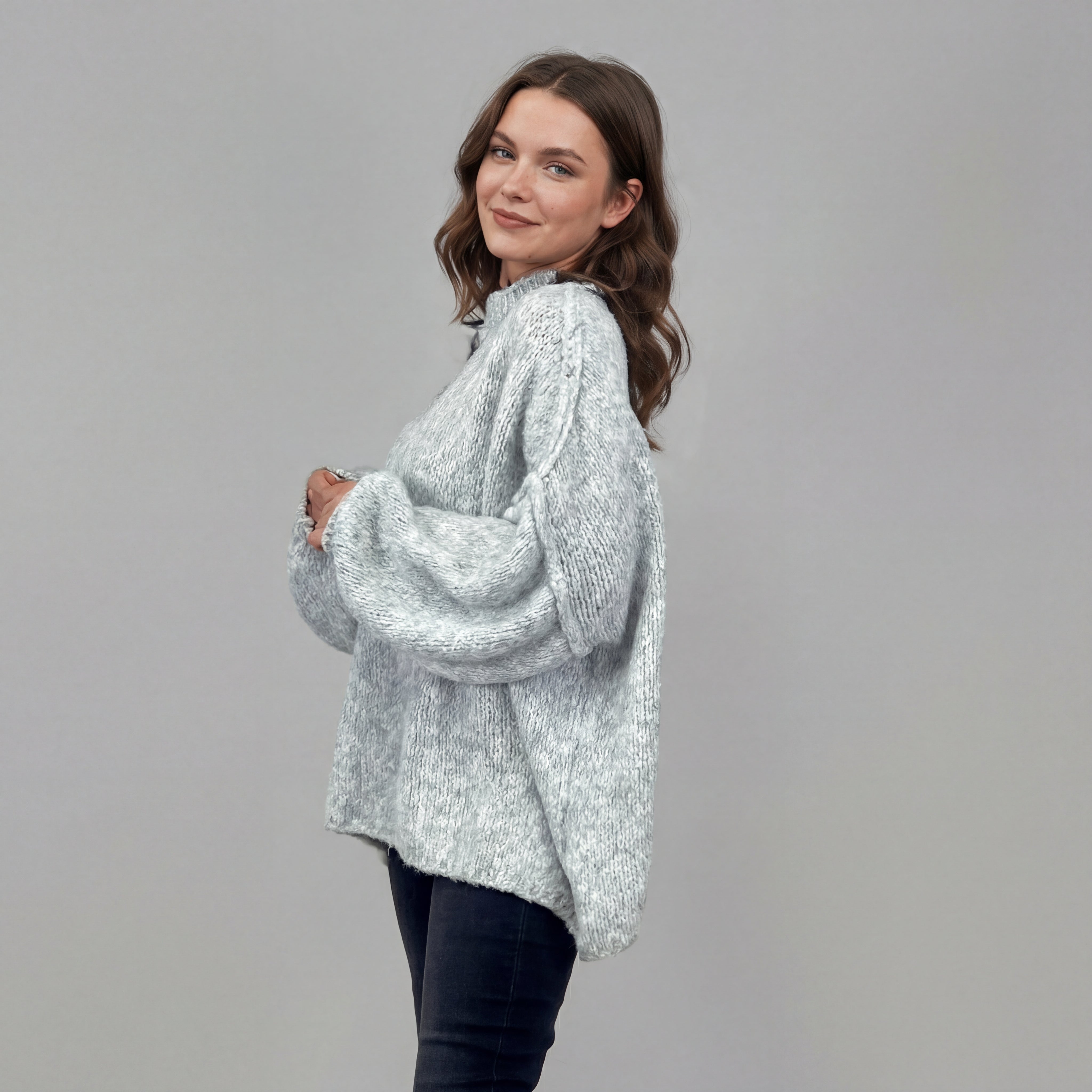 Lielgabarīta džemperis