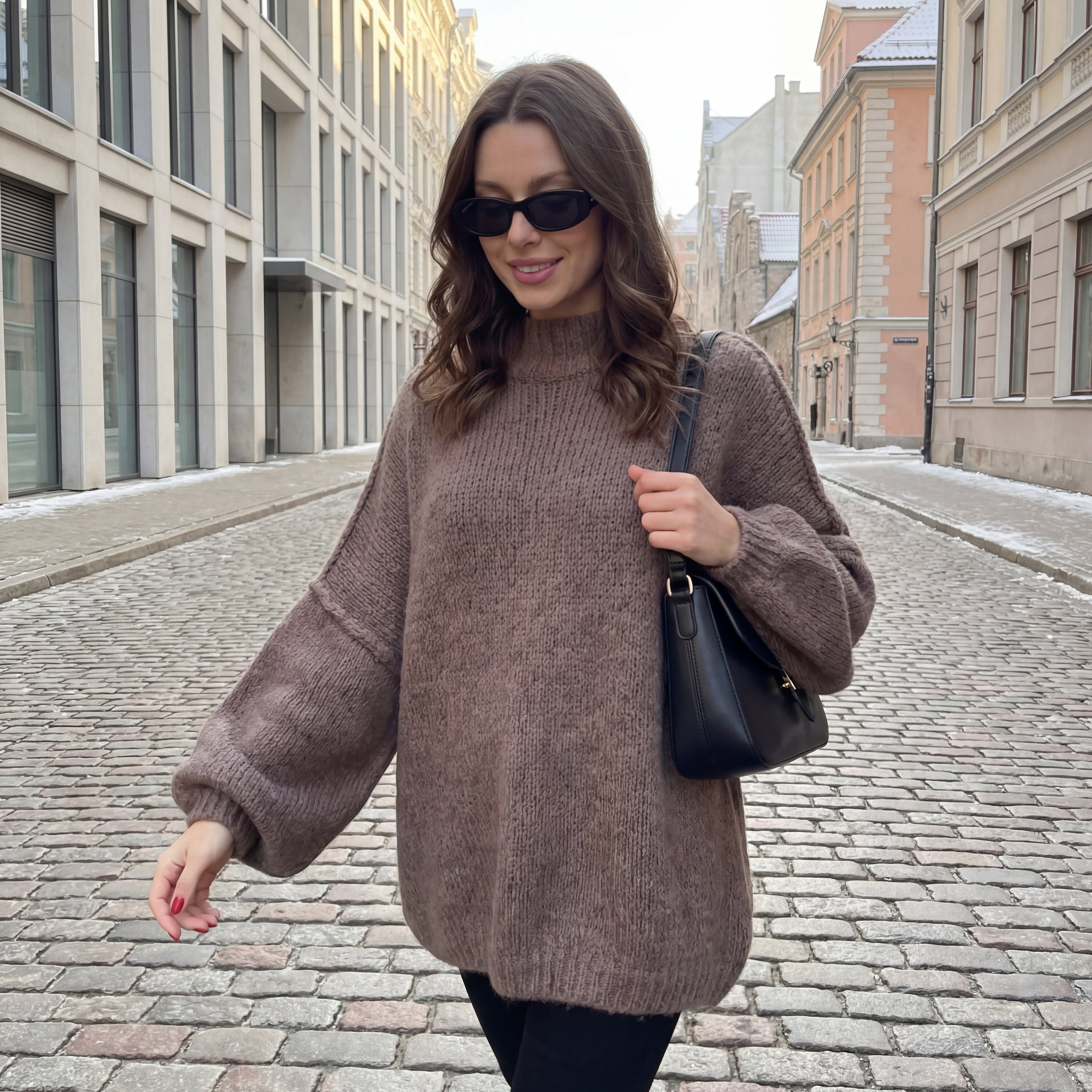 Lielgabarīta džemperis