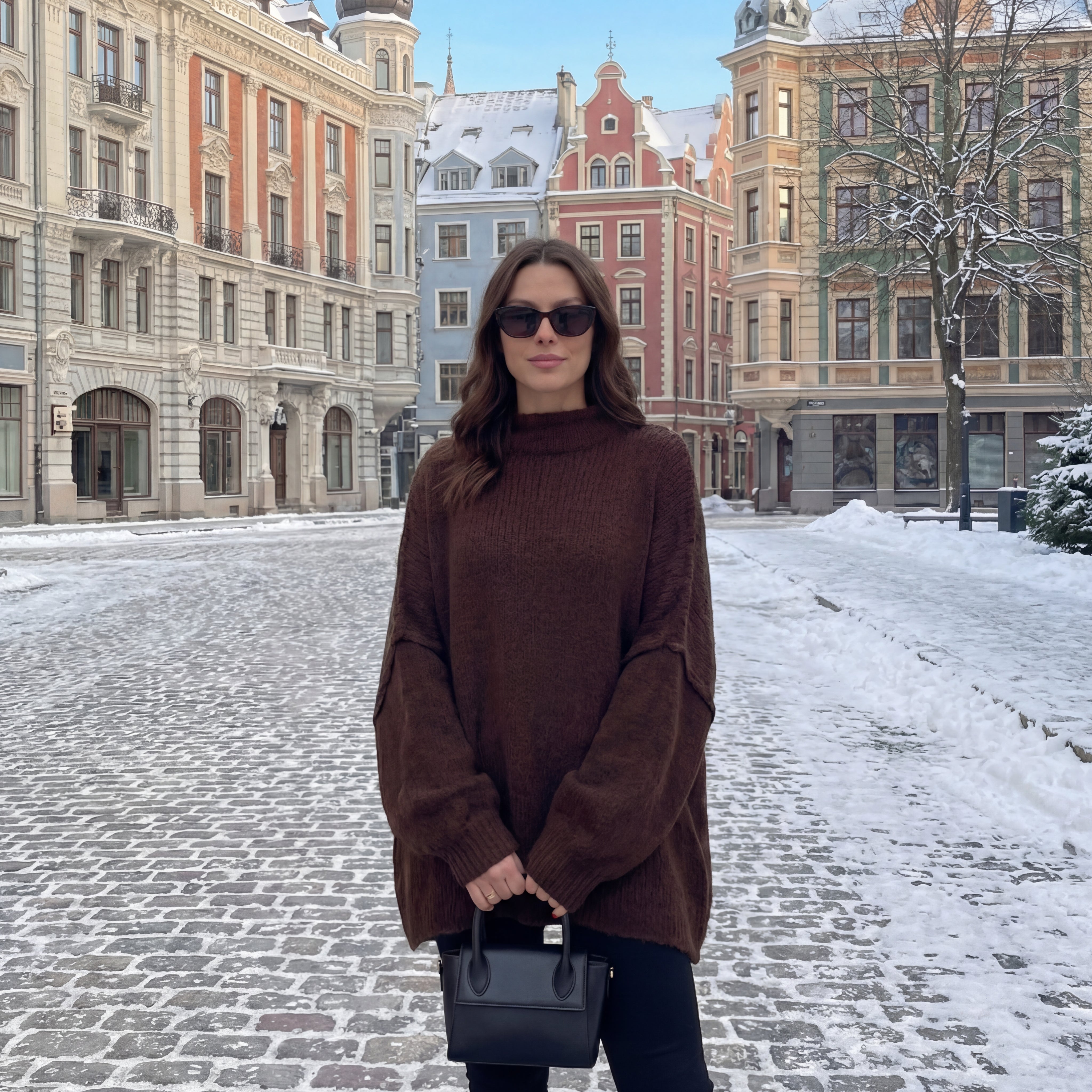 Lielgabarīta džemperis