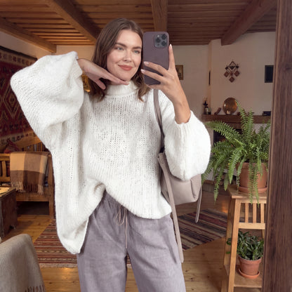 Lielgabarīta džemperis