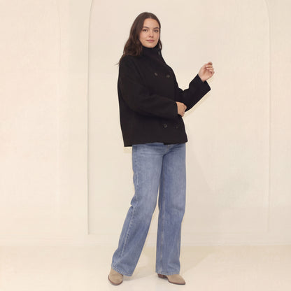 Clarissa jaka ar stāvapkakli