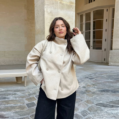 Clarissa jaka ar stāvapkakli