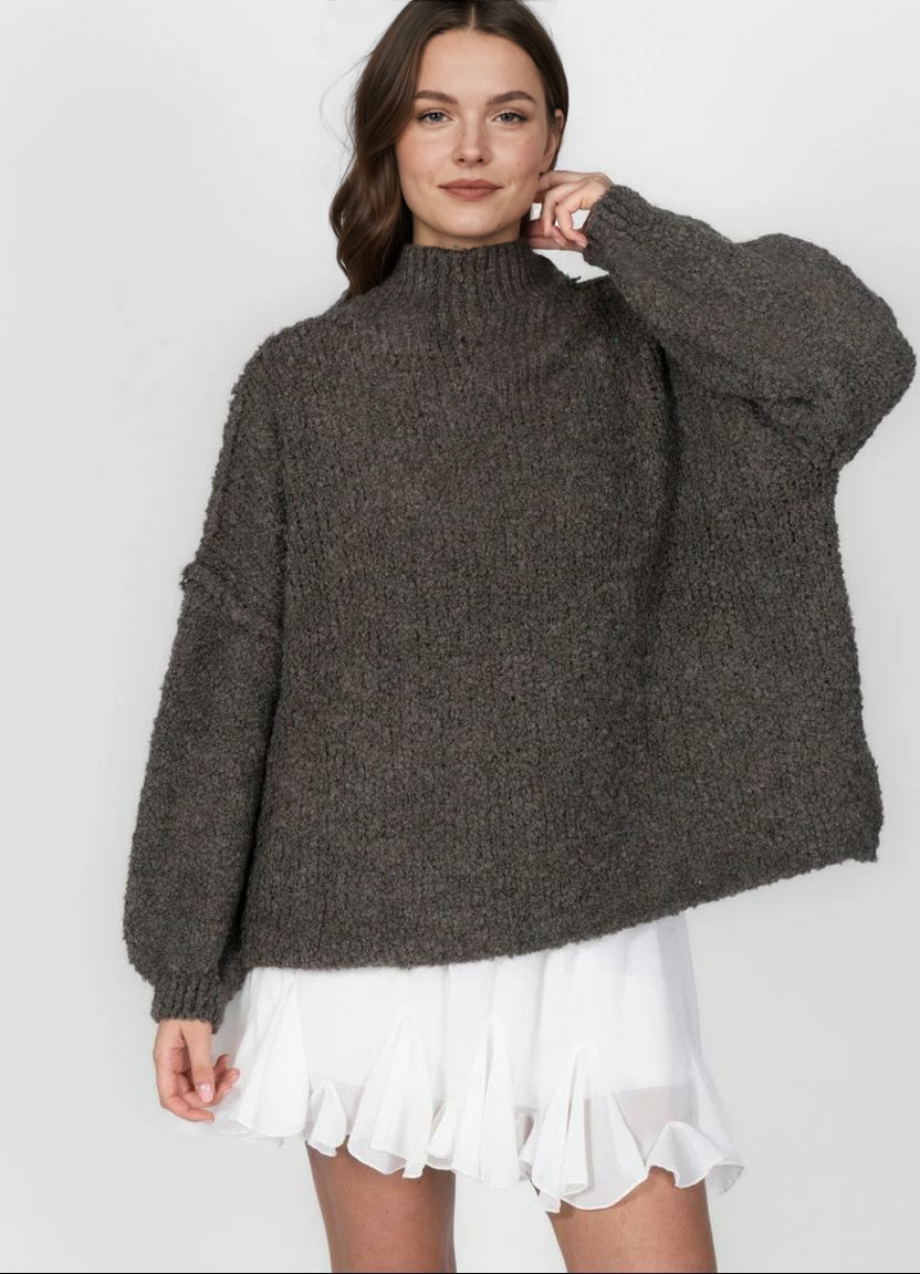 Cirtaini lielizmēra džemperi ikdienas, mājīgi