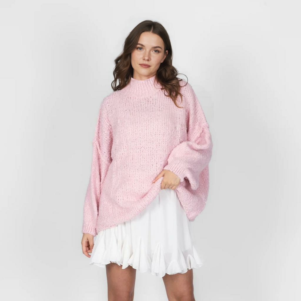 Cirtaini lielizmēra džemperi ikdienas, mājīgi