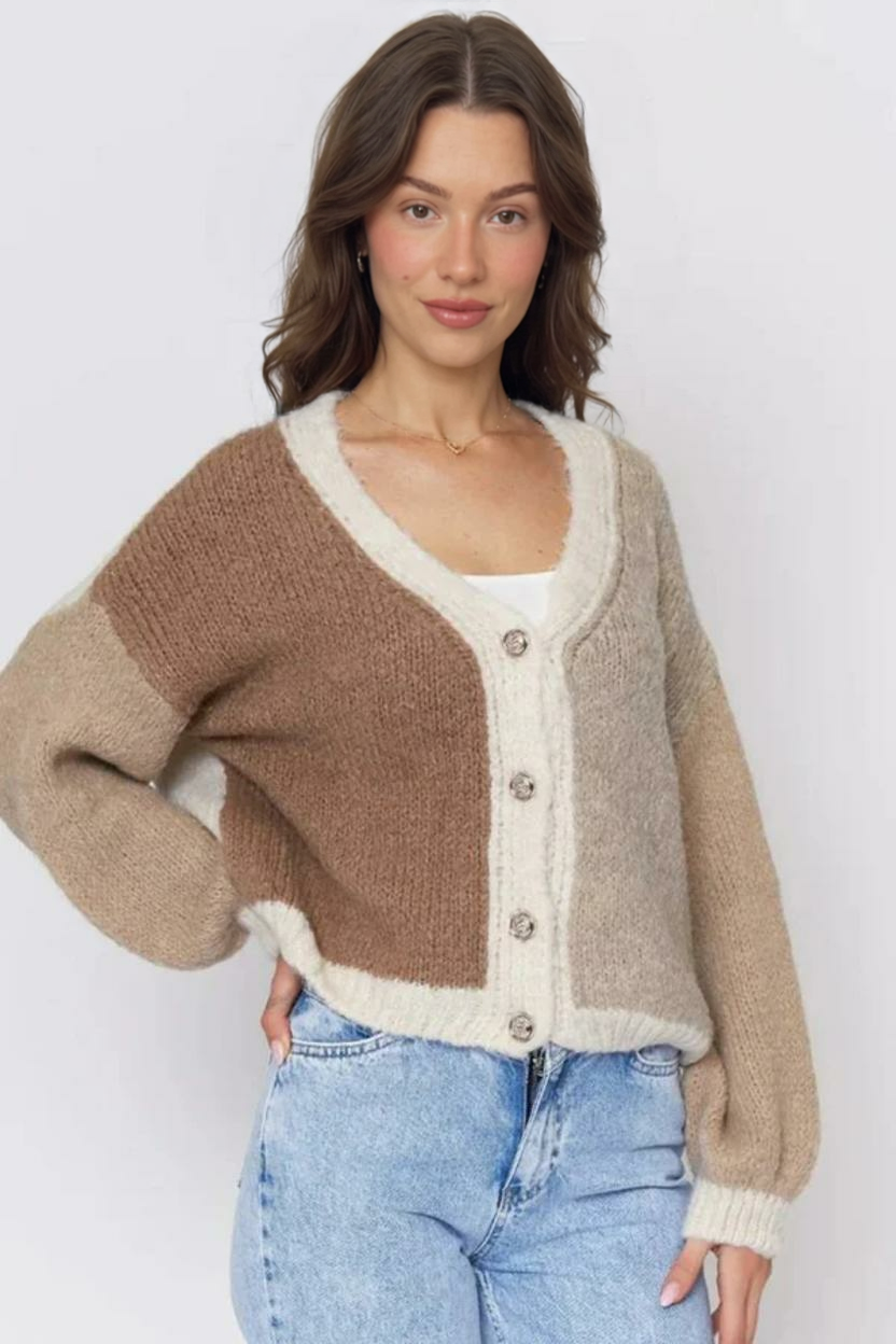 Pasteļtoņa samta lielizmēra kardigans