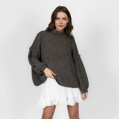 Cirtaini lielizmēra džemperi ikdienas, mājīgi