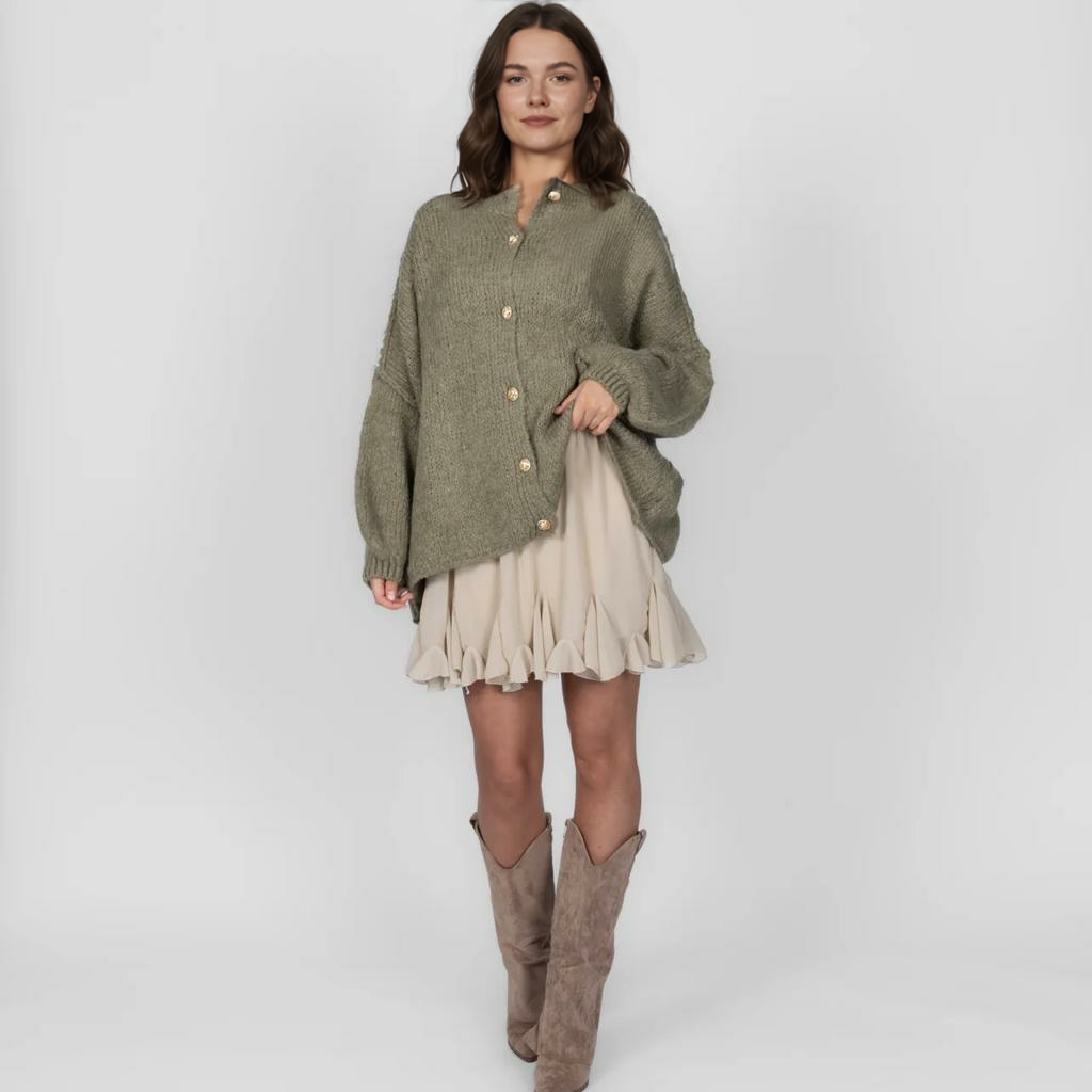 Ierobežota komplekta oversized kardigan CozyGlam & Rock Summer