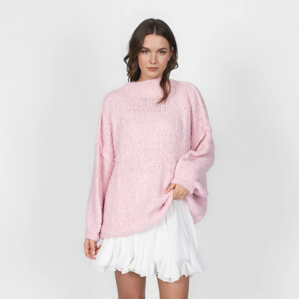 Cirtaini lielizmēra džemperi ikdienas, mājīgi