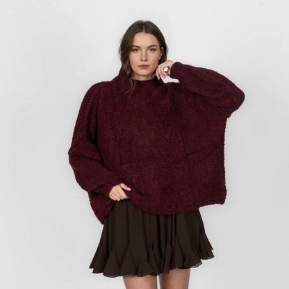 Cirtaini lielizmēra džemperi ikdienas, mājīgi