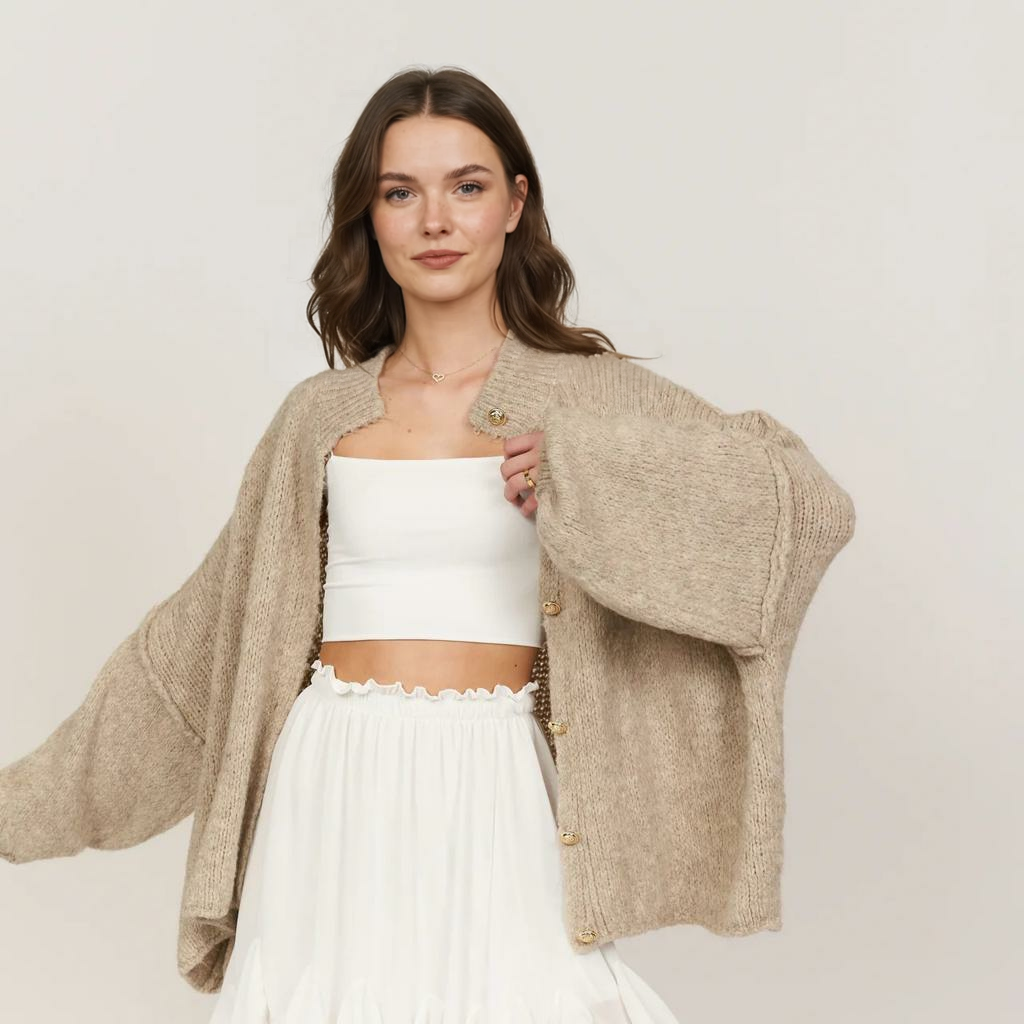 Ierobežota komplekta oversized kardigan CozyGlam & Rock Summer