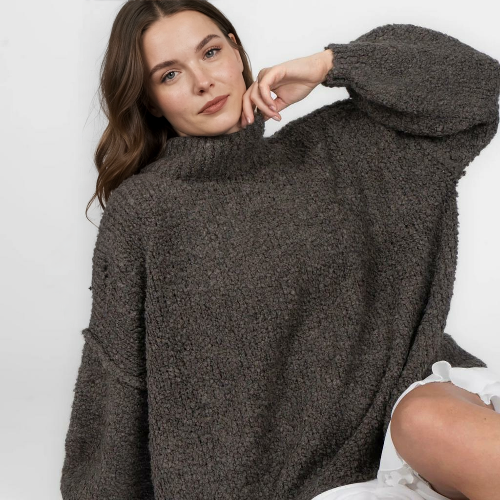 Cirtaini lielizmēra džemperi ikdienas, mājīgi